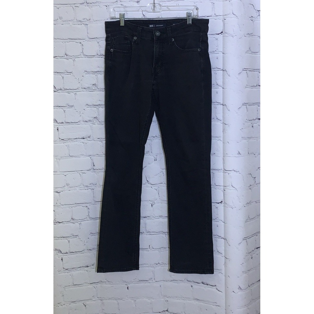 BKE Jeans Men's 30x32 Jake Straight Stretch Black Denim